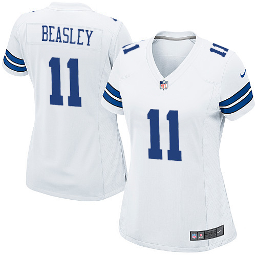 Women's Game Cole Beasley Nike Jersey White Road - #11 NFL Dallas Cowboys